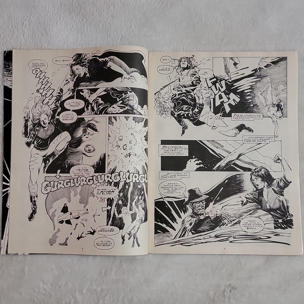 Freddy Krueger's A Nightmare On Elm Street Comic Book part 1 & 2 1989 - Picture 13 of 16